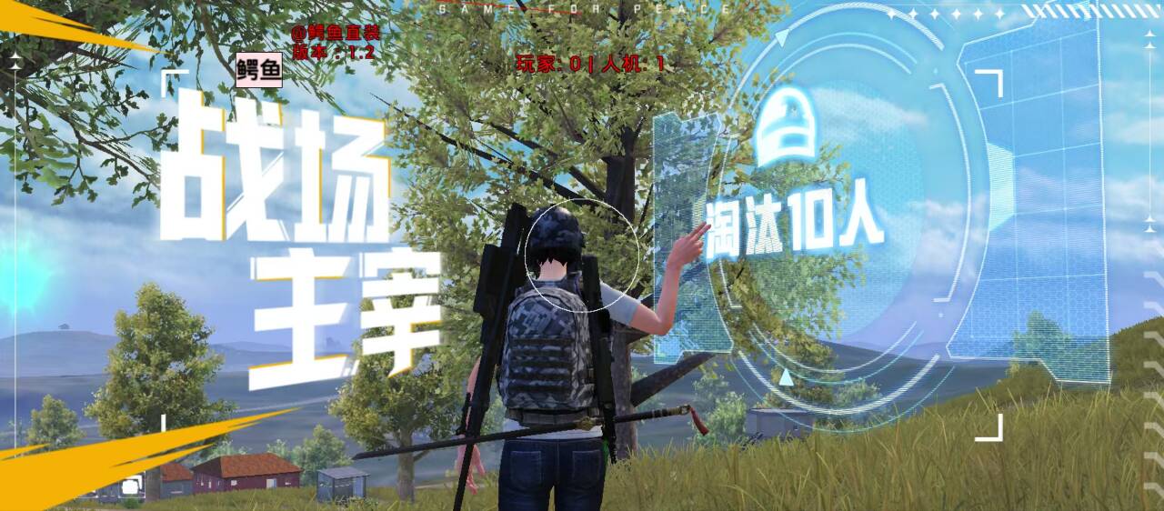 和平精英辅助工具的功能与优势的配图，内容相关：腾讯的检测系统会分析异常数据（如爆头率过高），因此建议辅助用户控制战绩，避免每局都打出离谱操作。低强...